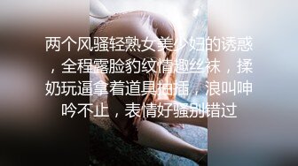 两个风骚轻熟女美少妇的诱惑，全程露脸豹纹情趣丝袜，揉奶玩逼拿着道具抽插，浪叫呻吟不止，表情好骚别错过